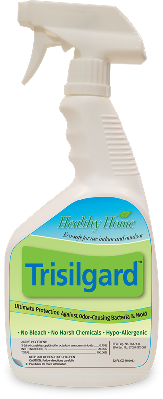 Trisilgard protects against harmful, odor-causing bacteria and mold.